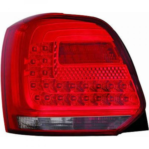 Kit De Feux Arrières Rouge/Noir Volkswagen Polo (6C, 6R) De 2009 Jusqu'à la phase suivante - Pièces auto Maroc