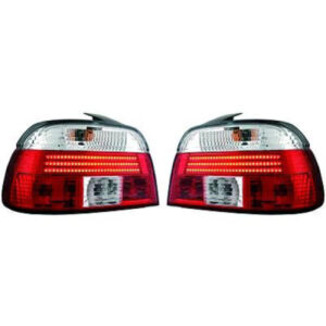 Kit De Feux Arrières Version Led Blanc/Rouge Bmw Série 5 (E39) De 1995 À 2000 - Pièces auto Maroc