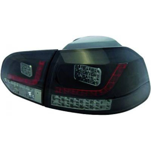 Kit De Feux Arrières Version Led Noir Volkswagen Golf 6 De 2008 À 2012 - Pièces auto Maroc