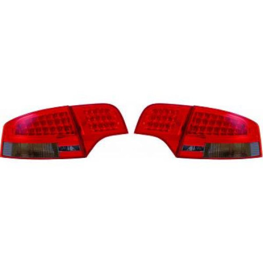 Kit De Feux Arrières Version Led Rouge/Noir Audi A4 De 2004 À 2007 - Pièces auto Maroc
