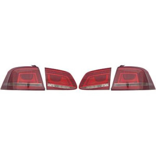Kit De Feux Arrières Version Led Teinté Volkswagen Passat De 2010 Jusqu'à la phase suivante - Pièces auto Maroc