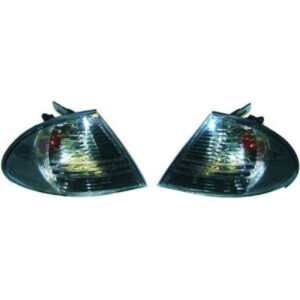 Kit De Feux Clignotants Noir Brillant Bmw Série 3 (E46) De 1998 À 2001 - Pièces auto Maroc