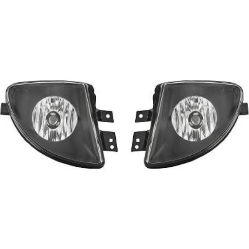 Kit De Projecteurs Antibrouillard Chrome Droit / Gauche Limpide Bmw 5-Reihe (F2011) 2010 à 2013 - Pièces auto Maroc