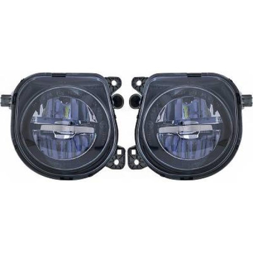 Kit De Projecteurs Antibrouillard Chrome Led Droit / Gauche Bmw 5-Reihe (F2011) 2010 à 2013 - Pièces auto Maroc