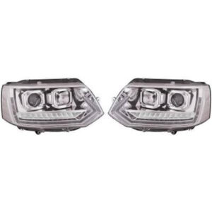Kit De Projecteurs Principaux Pour Circulation À Droit H7/ H1 Avec Commande Pour Correcteur De Site Projecteur Volkswagen T5 Multivan/Caravelle 2009 à 2015 - Pièces auto Maroc