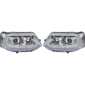 Kit De Projecteurs Principaux Pour Circulation À Droit H7 H15 Volkswagen T5 Multivan/Caravelle 2009 à 2015 - Pièces auto Maroc