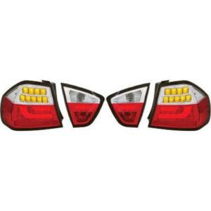 Kit Des 4 Feux Arrières Chrome Bmw Série 3 (E90, E91) De 2005 À 2008 - Pièces auto Maroc