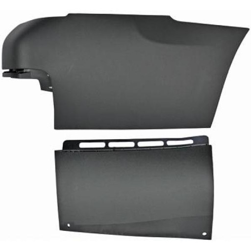 Pare Chocs Arrière Droit Noir Version Longue: Citroen Berlingo 2008 à 2012 - Pièces auto Maroc
