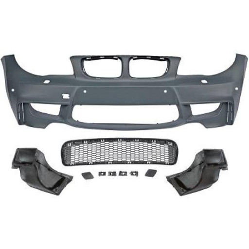 Pare Chocs Avant Bmw Série 1 M Sport (E81, E82, E88) De 2004 À 2011 (Lave Phare Et Radar) - Pièces auto Maroc