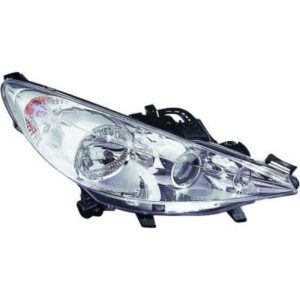 Phare Droit H7/H7/H1 Peugeot 207 2009 à 2012 - Pièces auto Maroc