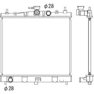 Radiateur Refroidissement Du Moteur - Pièces auto Maroc