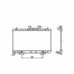 Radiateur Refroidissement Du Moteur 335 X 643 De 2000 À 2006 - Pièces auto Maroc