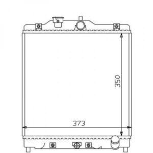 Radiateur, Refroidissement Du Moteur 352 X 347 X 27 Pour Boite Manuelle De 1992 À 2001 - Pièces auto Maroc