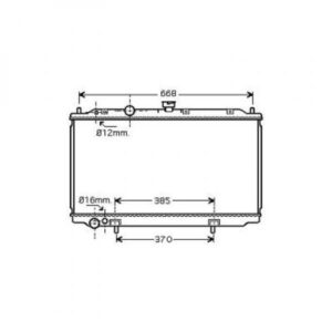 Radiateur Refroidissement Du Moteur 360 X 690 X 27 De 2003 Jusqu'à la phase suivante - Pièces auto Maroc