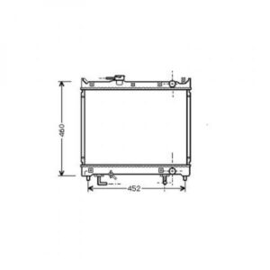 Radiateur, Refroidissement Du Moteur 375 X 488 X 27 Boite Auto De 1995 À 1997 - Pièces auto Maroc