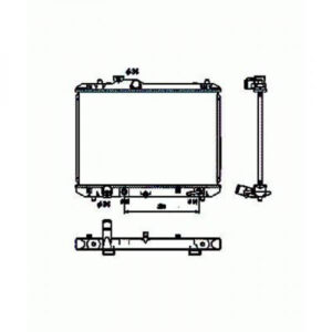 Radiateur Refroidissement Du Moteur 375 X 555 X 16 De 2005 Jusqu'à la phase suivante - Pièces auto Maroc