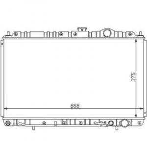 Radiateur Refroidissement Du Moteur 375 X 668 Boite Auto De 1992 À 1996 - Pièces auto Maroc