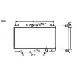 Radiateur Refroidissement Du Moteur 375 X 677 De 1998 À 2002 - Pièces auto Maroc