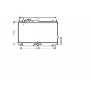 Radiateur Refroidissement Du Moteur 385 X 697 De 1999 À 2002 - Pièces auto Maroc