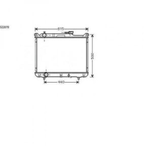 Radiateur Refroidissement Du Moteur 425 X 598 Pour Boite Manuelle De 2001 À 2005 - Pièces auto Maroc