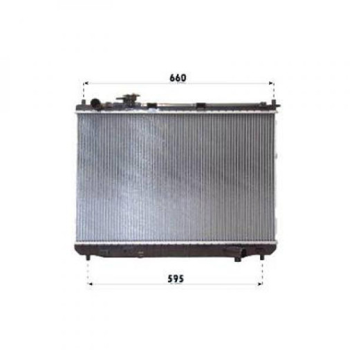 Radiateur Refroidissement Du Moteur 430 X 670 De 2002 À 2006 - Pièces auto Maroc