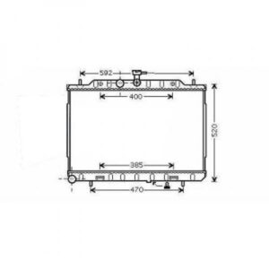 Radiateur Refroidissement Du Moteur 450 X 690 X 27 De 2007 Jusqu'à la phase suivante - Pièces auto Maroc