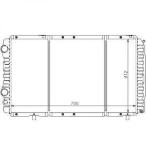 Radiateur Refroidissement Du Moteur 475 X 414 Pour Boite Manuelle De 1998 Jusqu'à la phase suivante - Pièces auto Maroc
