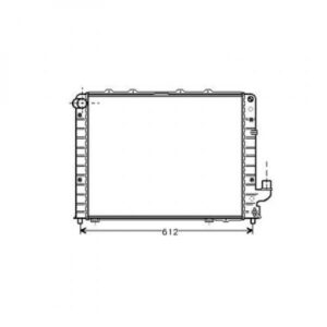 Radiateur Refroidissement Du Moteur 558 X 438 Pour Boite Manuelle De 1998 À 2000 - Pièces auto Maroc