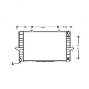 Radiateur Refroidissement Du Moteur 590 X 388 Pour Boite Manuel De 1996 À 1998 - Pièces auto Maroc