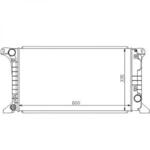 Radiateur Refroidissement Du Moteur 600 X 335 Pour Boite Manuelle De 1986 À 1991 - Pièces auto Maroc