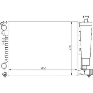 Radiateur Refroidissement Du Moteur 600 X 470 X 23 - Pièces auto Maroc