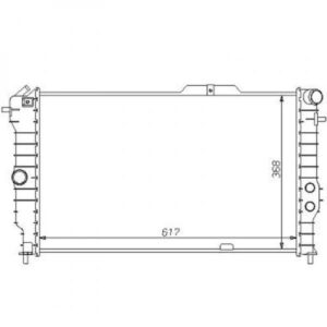 Radiateur Refroidissement Du Moteur 617 X 368 Pour Boite Manuelle De 1990 À 1995 - Pièces auto Maroc