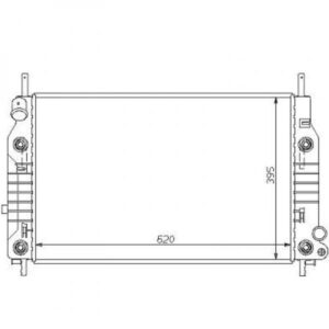 Radiateur Refroidissement Du Moteur 620 X 395 Boite Auto De 1993 À 1995 - Pièces auto Maroc