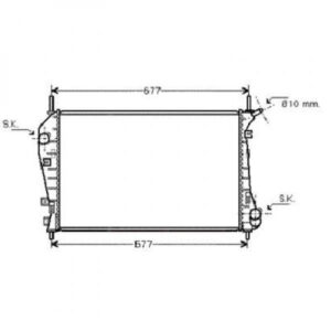 Radiateur, Refroidissement Du Moteur 620 X 395 Modèle Avec Clim De 2002 À 2007 - Pièces auto Maroc