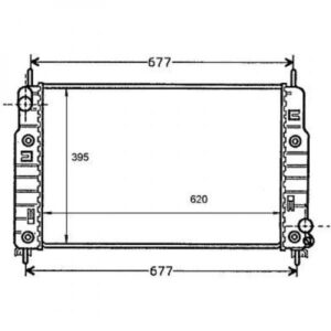 Radiateur Refroidissement Du Moteur 620 X 395 X 42 Boite Auto De 1995 À 1997 - Pièces auto Maroc
