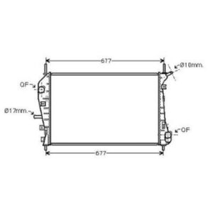 Radiateur Refroidissement Du Moteur 620 X 397 X 26 - Pièces auto Maroc