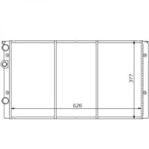 Radiateur Refroidissement Du Moteur 626 X 377 De 1991 À 1997 - Pièces auto Maroc