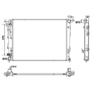 Radiateur, Refroidissement Du Moteur 640 X 480 De 2010 Jusqu'à la phase suivante - Pièces auto Maroc