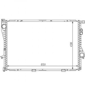 Radiateur Refroidissement Du Moteur 650 X 440 De 1995 À 1998 - Pièces auto Maroc