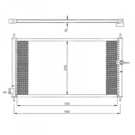 Radiateur, Refroidissement Du Moteur 690 X 450 De 2005 À 2009 - Pièces auto Maroc