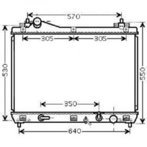 Radiateur Refroidissement Du Moteur 690 X 450 X 16 De 2005 À 2009 - Pièces auto Maroc