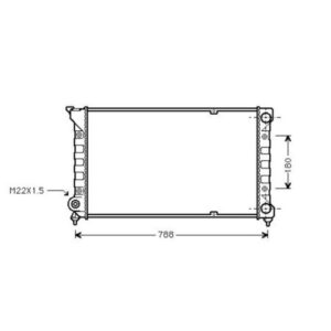 Radiateur Refroidissement Du Moteur 720 X 320 X 34 - Pièces auto Maroc