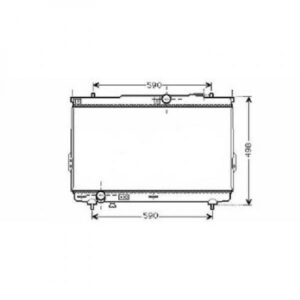 Radiateur Refroidissement Du Moteur 725 X 403 De 2001 À 2003 - Pièces auto Maroc