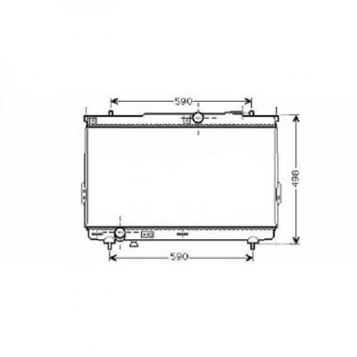 Radiateur Refroidissement Du Moteur 725 X 403 De 2001 À 2003 - Pièces auto Maroc