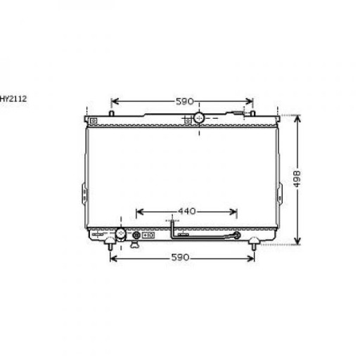 Radiateur Refroidissement Du Moteur 725 X 403 X 19 De 2001 À 2003 - Pièces auto Maroc