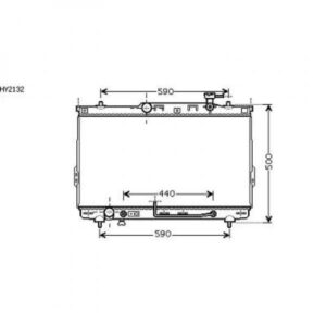 Radiateur Refroidissement Du Moteur 725 X 403 X 26 De 2001 À 2006 - Pièces auto Maroc