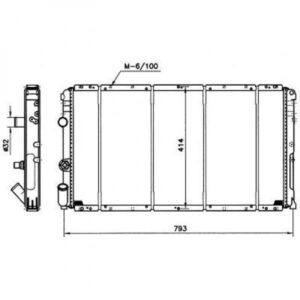 Radiateur Refroidissement Du Moteur 730 X 390 De 1998 À 2003 - Pièces auto Maroc