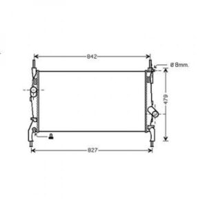Radiateur Refroidissement Du Moteur 768 X 380 X 26 Modèle Avec Clim De 2006 À 2013 - Pièces auto Maroc