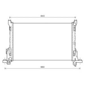 Radiateur Refroidissement Du Moteur Aluminium Ø Admission [Mm]: 35 Ø Sortie [Mm]: 35 - Pièces auto Maroc