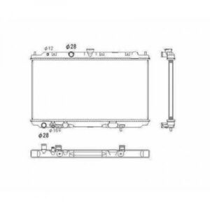Radiateur Refroidissement Du Moteur Boite Auto De 2002 Jusqu'à la phase suivante - Pièces auto Maroc